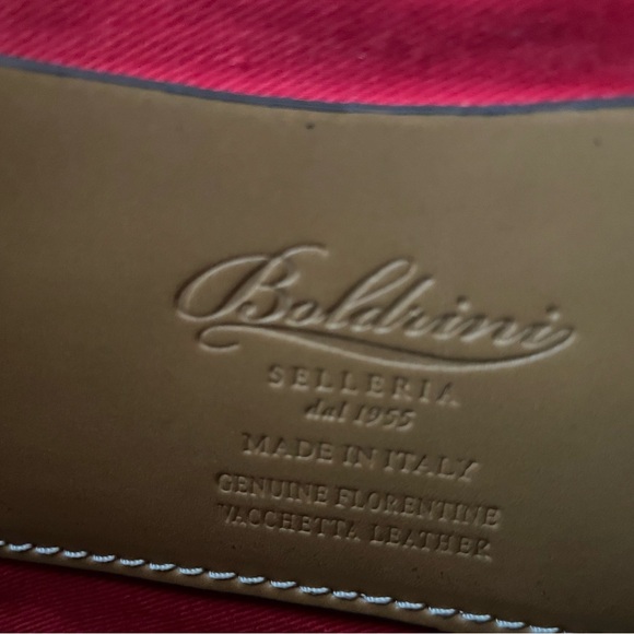 Boldrini Selleria Brown Leather Satchel Classic Elegance - Picture 6 of 10